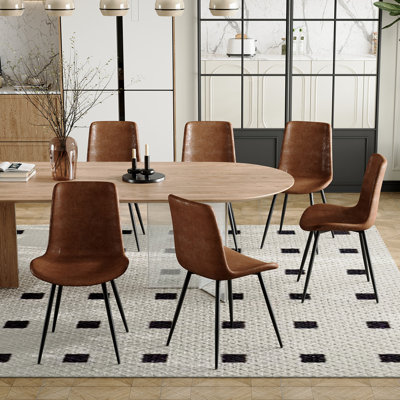 6 Brown Kitchen & Dining Chairs You'll Love | Wayfair 6 Brown Kitchen & Dining Chairs You'll Love | Wayfair